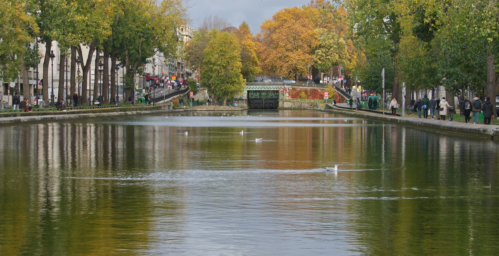 The canal in autumn