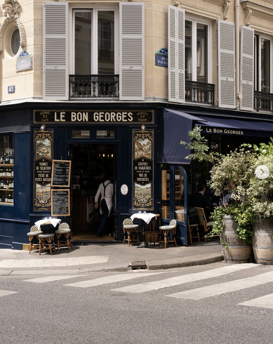 The corner at rue Saint-Georges